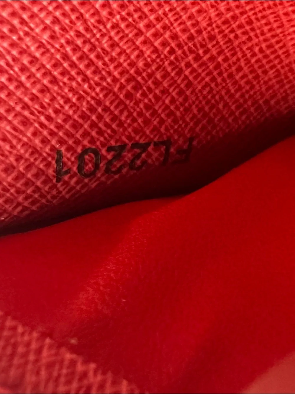Louis Vuitton Sarah Wallet in Red with Monogram Canvas